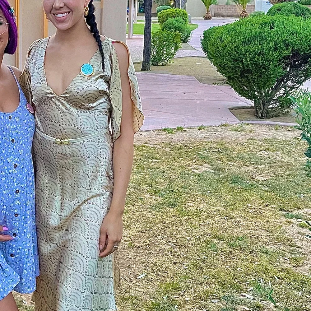 Trina Turk Satin Micro Butterflies Dress - Picture 2 of 6